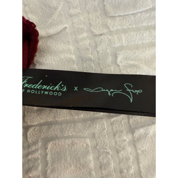 Fredericks Of Hollywood X Megan Fox Velvet Lace Bra 36B Burnout Whimsigoth fairy - Picture 3 of 8